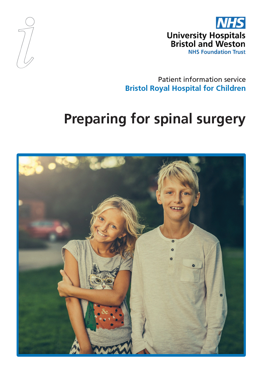 Preparing For Spinal Surgery leaflet