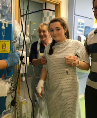 margot in hospital